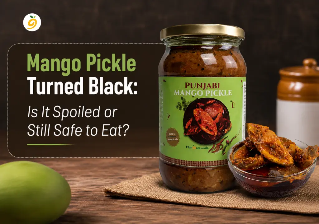 Traditional mango pickle from Mangoeswala
