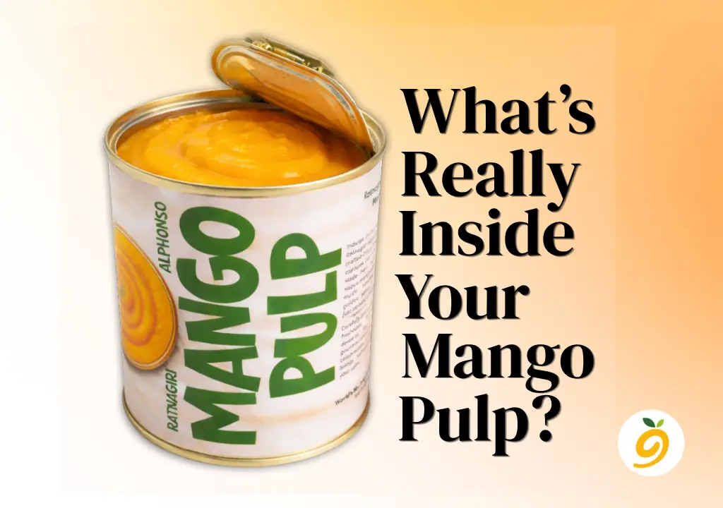Ratnagiri Alphonso mango pulp pack from Mangoeswala