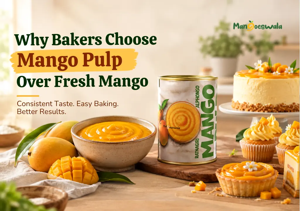 Chemical-free Ratnagiri Alphonso Mango Pulp from Mangoeswala