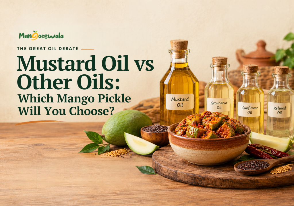 Traditional mango pickle varieties available online in Bangalore